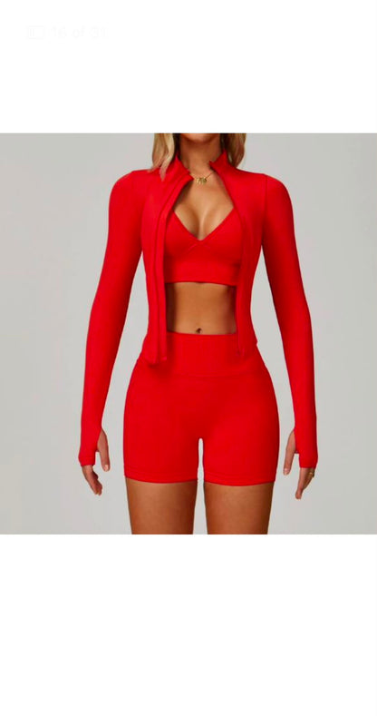 Women’s Long Sleeve Sculpt Fit Active Set