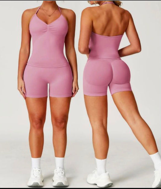 Women’s Sculpt Fit Halter Active Set